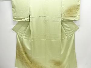 草葉に実模様訪問着